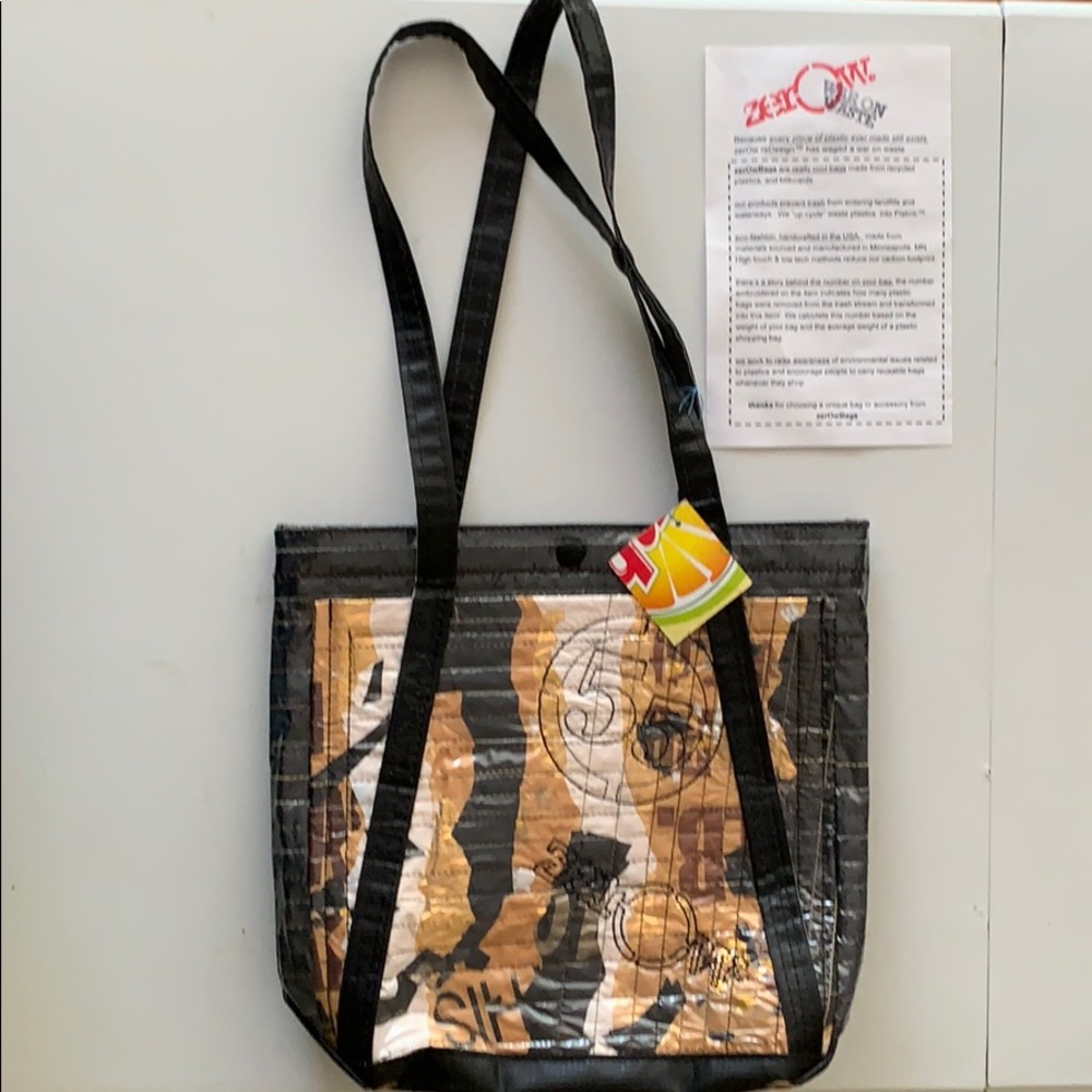 Tote or Shoulder Bag made out of Recycle Plastic